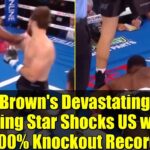 Pat Brown's Devastating KO: Rising Star Shocks US with 100% Knockout Record