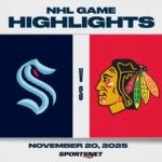 NHL Highlights | Kraken vs. Blackhawks - November 20, 2025