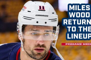 Miles Wood Returns to the Lineup in Buffalo! | Pregame Media