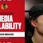 "I put our team in a vulnerable spot there." | Connor Bedard Postgame 11.20.25