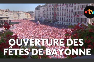 Ouverture des fêtes de Bayonne 2025 : qui était au balcon de la mairie cette année ?