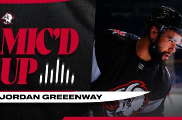 "You Good Big Dog?" | Jordan Greenway Mic'd Up In Buffalo Sabres Game vs Calgary Flames
