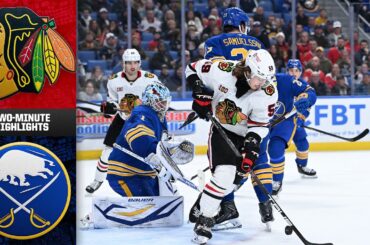 Chicago Blackhawks vs. Buffalo Sabres (11/21/25) | Game Highlights | CHSN Blackhawks
