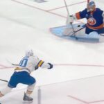 Blues' Brayden Schenn Scores 42 Seconds In On First Shot Of Game Vs. Islanders
