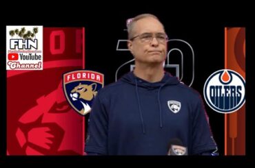 Paul Maurice, Panthers Pregame: Edmonton Oilers at Florida in 2024/25 Stanley Cup Final Rematch