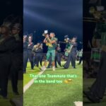 When you perform at halftime of your own football game 🙌😱 #shorts