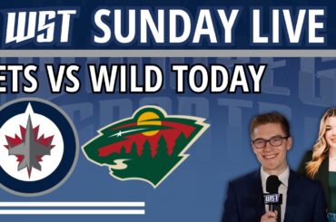 Winnipeg Jets vs Minnesota Wild today, Hellebuyck out 4-6 weeks | WST Sunday Live