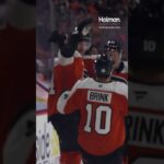 Matvei Michkov's celebrating his 100th NHL game the right way. 💪 #shorts