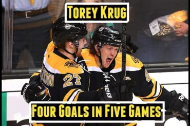 Torey Krug - Four Goals in Five Games
