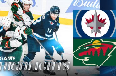 Winnipeg Jets vs. Minnesota Wild - Game Highlights