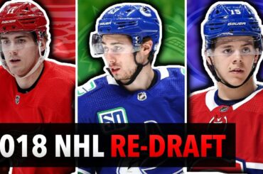 Re-Drafting the 2018 NHL Draft | Hughes, Zadina, Svechnikov, Sandin, Hayton