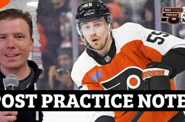 Rasmus Ristolainen & Oliver Bonk SKATE For Flyers; Rick Tocchet Comments On Chippy Practice