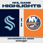 NHL Highlights | Kraken vs. Islanders - November 23, 2025