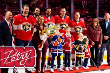 Jeff Petry 1,000 Games Ceremony