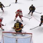 Flames' Yegor Sharangovich Swats Home Third Goal Of Season