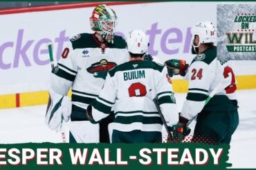 POST CAST: Jesper Wallstedt Records ANOTHER Shutout as Wild Blank Jets 3-0!