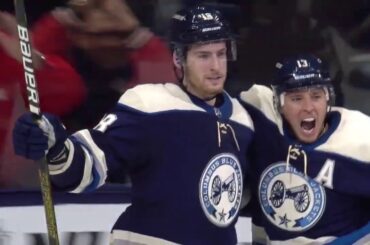 Cam Atkinson OT Winner vs. Hurricanes (Oct. 24, 2019) (All Calls)