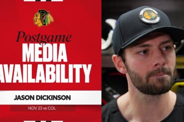 "It's not a perfect game ever." | Jason Dickinson Postgame 11.23.25