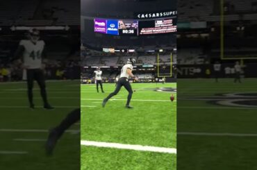 Justin Tucker DRILLS an 80 Yard Field Goal! 😱
