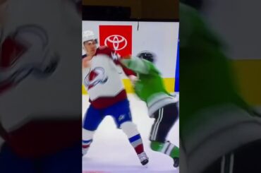 Benn vs. Manson #hockeyfights #dallasstars #coloradoavalanche #fight #short #nhl #ouch