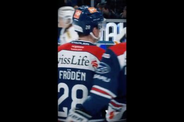 ZSC - Speedy Frödén in action! 💨🔥 #nationalleague #icehockey #shorts