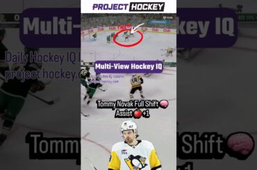 Tommy Novak shows elite IQ Backcheck ➡️Turnover ➡️Assist for the Penguins🔥 #HockeyIQ #ProjectHockey