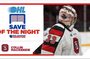 Real Canadian Superstore Save of the Night: Collin MacKenzie with some leather larceny!