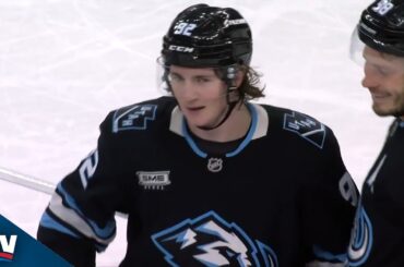 Mammoth's Logan Cooley Explodes With Four Goals Vs. Golden Knights