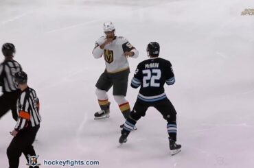 Keegan Kolesar vs Jack McBain Nov 20, 2025