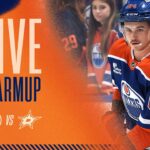 LIVE | Warmup  -  Oilers vs Stars