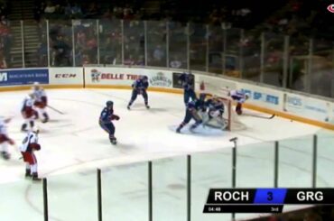 Double Tough - Andreas Athanasiou`s hard work and effort along the boards draws the penalty