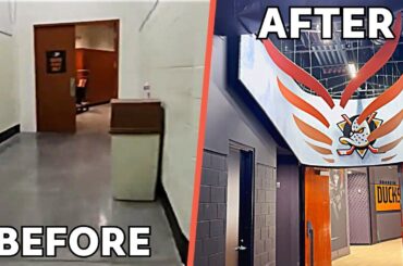 Anaheim Ducks Updated Locker Room | Side-by-Side Old vs New Comparison