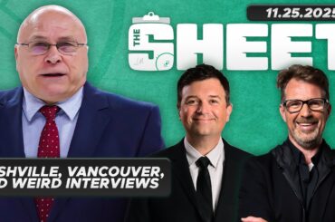 NHL Teams Falling Off, Preds Turmoil & Canucks Rumors ft. Greg Wyshynski | The Sheet with Jeff Marek