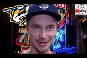 Daniil Tarasov Makes 36 Saves, Florida Panthers Blow Out Nashville Predators