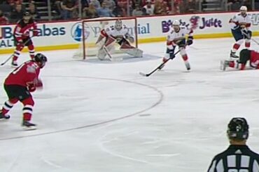 Palmieri fires one-timer past Reimer to give Devils 2-0 lead