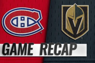 Danault tallies hat trick in Canadiens' OT win