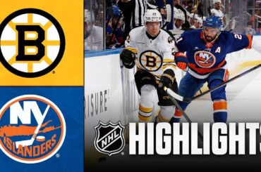 Boston Bruins vs. New York Islanders | NHL Highlights | November 26, 2025