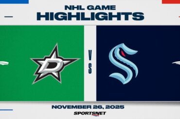 NHL Highlights | Stars vs. Kraken - November 27, 2025
