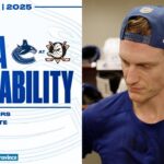 Tyler Myers & Head Coach Adam Foote Pre-Game Media | Canucks at Ducks (Nov 26, 2025)