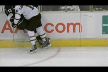 Jamie Langenbrunner nails Kyle Clifford