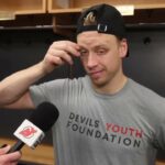 Siegenthaler  Bratt and Keefe speak post game in Florida