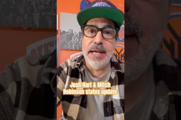 Mitch Robinson and Josh Hart injury update from Coach Brown: “tricky situation.” #Knicks