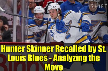 Hunter Skinner Recalled by St. Louis Blues - Analyzing the Move