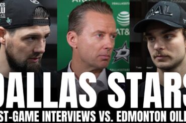 Jamie Benn, Wyatt Johnston, Nathan Bastian & Gulutzan Recap Benn 400 Goals, Stars DOMINANT Oilers