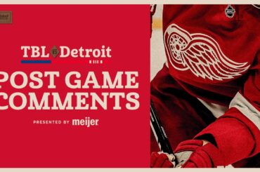 Dylan Larkin, JT Compher, Todd McLellan Post Game Comments vs. TBL | Nov. 28, 2025