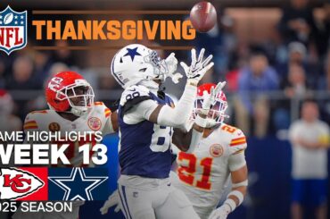 Kansas City Chiefs vs Dallas Cowboys Thanksgiving Game Highlights | 2025 NFL Season Week 13