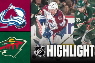 Colorado Avalanche vs. Minnesota Wild | NHL Highlights | November 28, 2025
