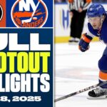 Philadelphia Flyers at New York Islanders | FULL Shootout Highlights - November 28, 2025