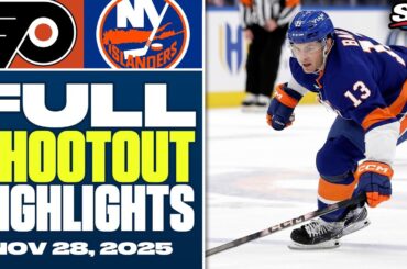Philadelphia Flyers at New York Islanders | FULL Shootout Highlights - November 28, 2025
