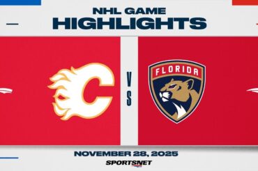 NHL Highlights | Flames vs. Panthers - November 28, 2025